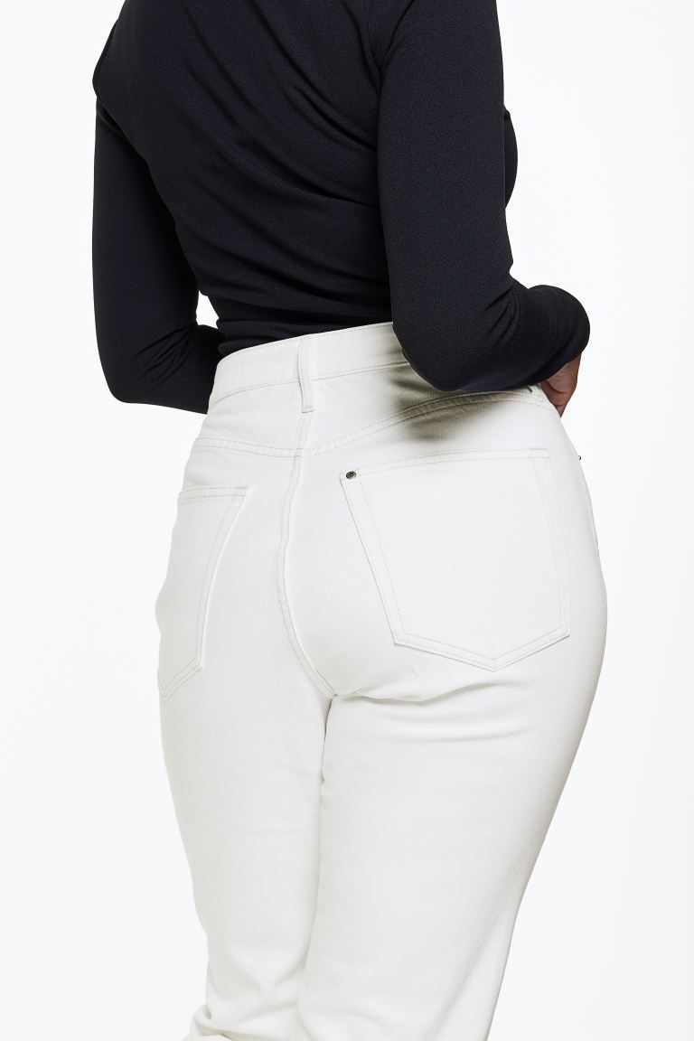 Curvy Fit Straight High Jeans | H&M (US + CA)
