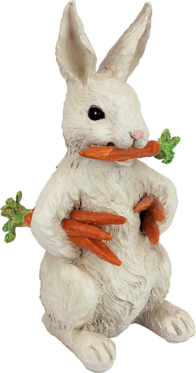 Design Toscano EU1054 Carotene The Rabbit with Carrots Easter Decor Garden Statue, 12 Inch, Full ... | Amazon (US)