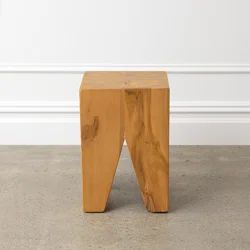 Foundry Select Eisley Solid Wood Accent Stool | Wayfair North America
