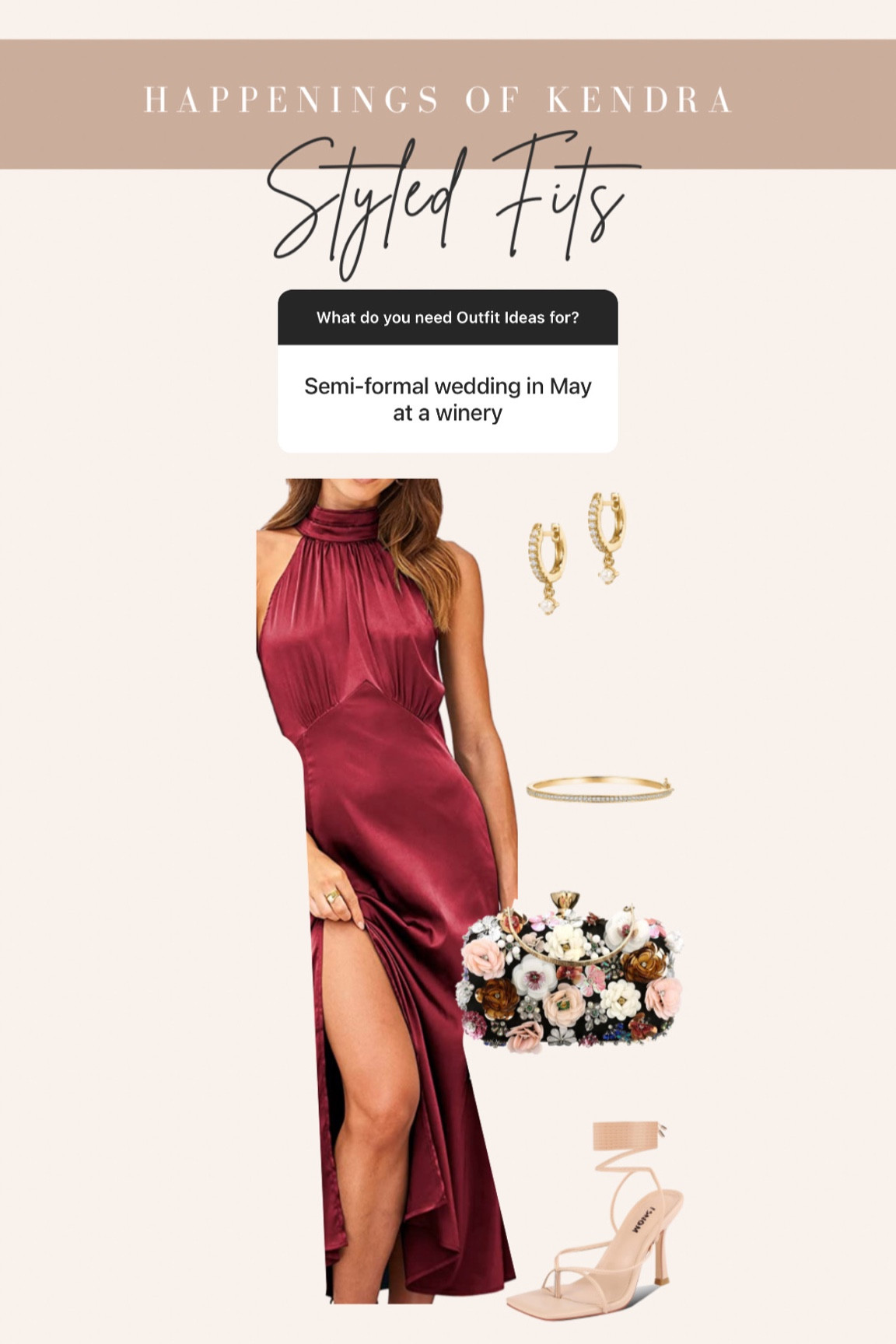 Winery Wedding Guest Styled Outfit 

#LTKunder100 #LTKstyletip #LTKwedding