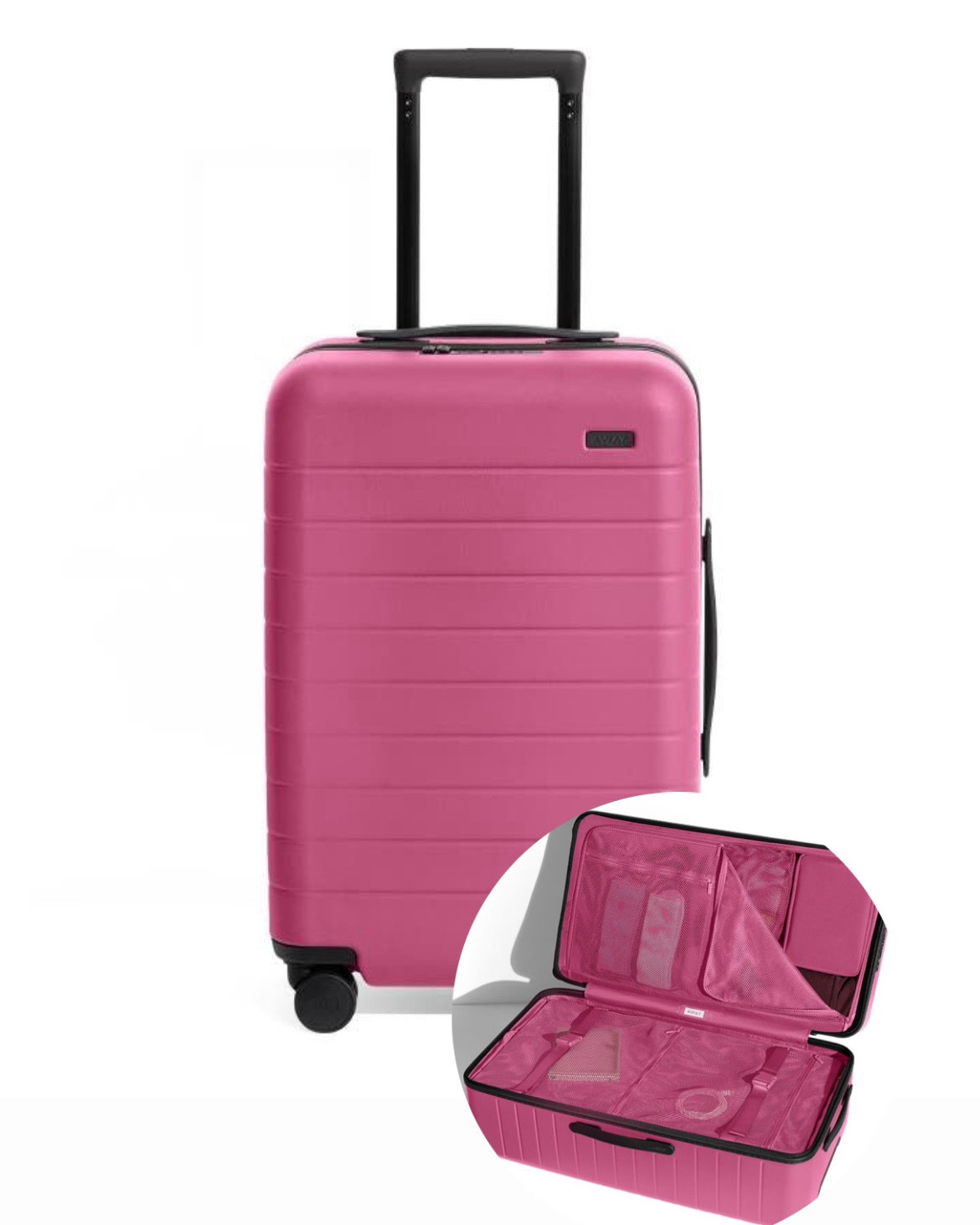 Away I go! ✈️ Personally, I love the Away carry-on suitcase more than other brands because it’s super lightweight & it fits European airplane compartments. I have the limited edition Island Pink & Sand color carry on luggage. Both colors are no longer available but they do  have 10 other colors available now! 

#LTKTravel #LTKSeasonal #LTKItBag