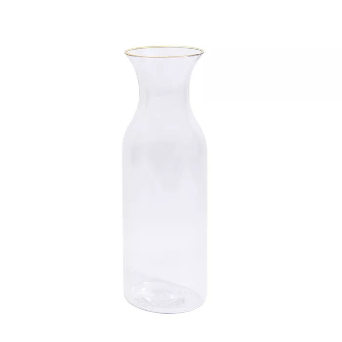 Clear Pitcher/ Carafe with Gold Rim - Spritz™ | Target