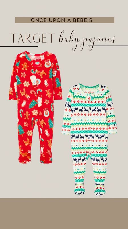 Target pajamas // baby Christmas pjs // newborn holiday 

#LTKfamily #LTKbaby #LTKSeasonal