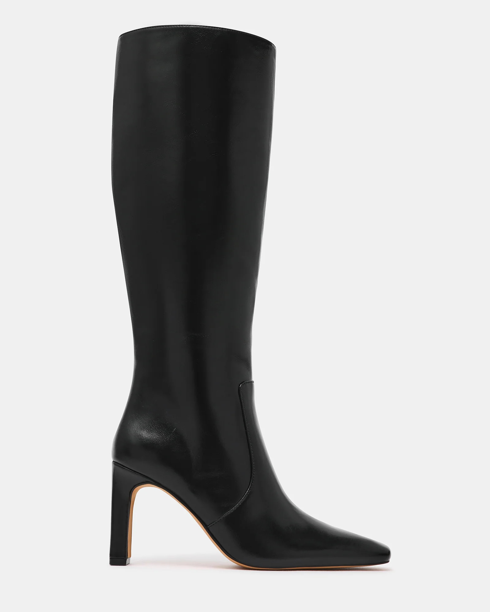 Steve Madden Women's Lovelies Block Heel Boots - Black - Size 5 - Leather | Steve Madden (US)