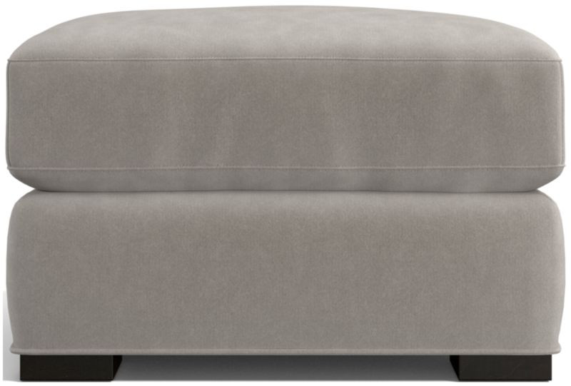 Axis Classic Ottoman + Reviews | Crate & Barrel | Crate & Barrel
