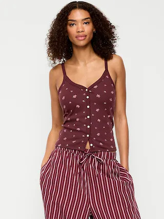 Button-Front Cami Tank Top | Old Navy (US)
