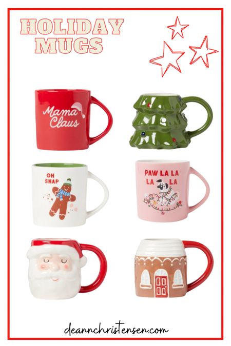 Holiday Mugs 🎄 only $5 each, super affordable! 

#LTKSeasonal #LTKHoliday #LTKhome