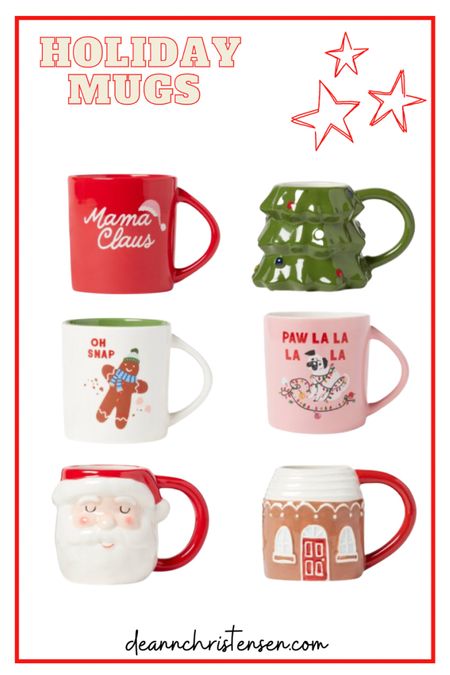 Holiday Mugs 🎄 only $5 each, super affordable! 

#LTKSeasonal #LTKHoliday #LTKhome