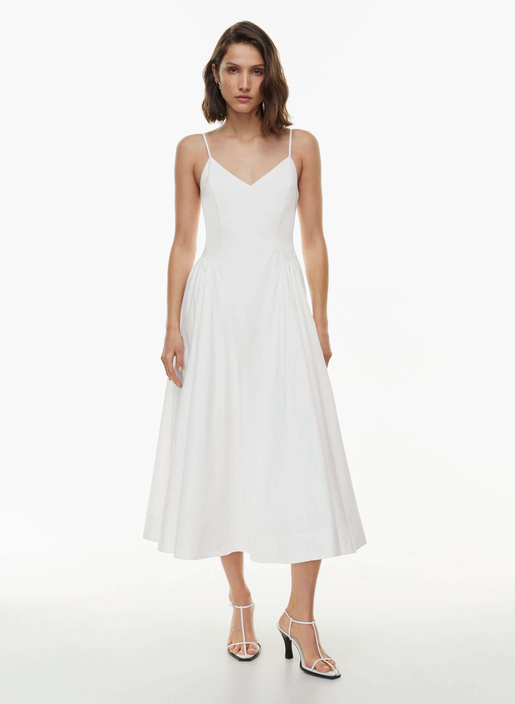 TECHNIQUE POPLIN DRESS | Aritzia