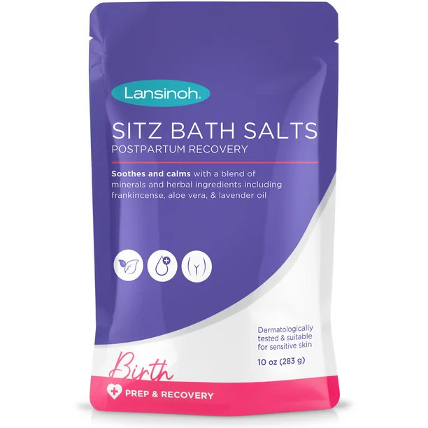 Lansinoh Sitz Bath Salts Postpartum Essentials, With Soothing and Calming Ingredients Including L... | Walmart (US)