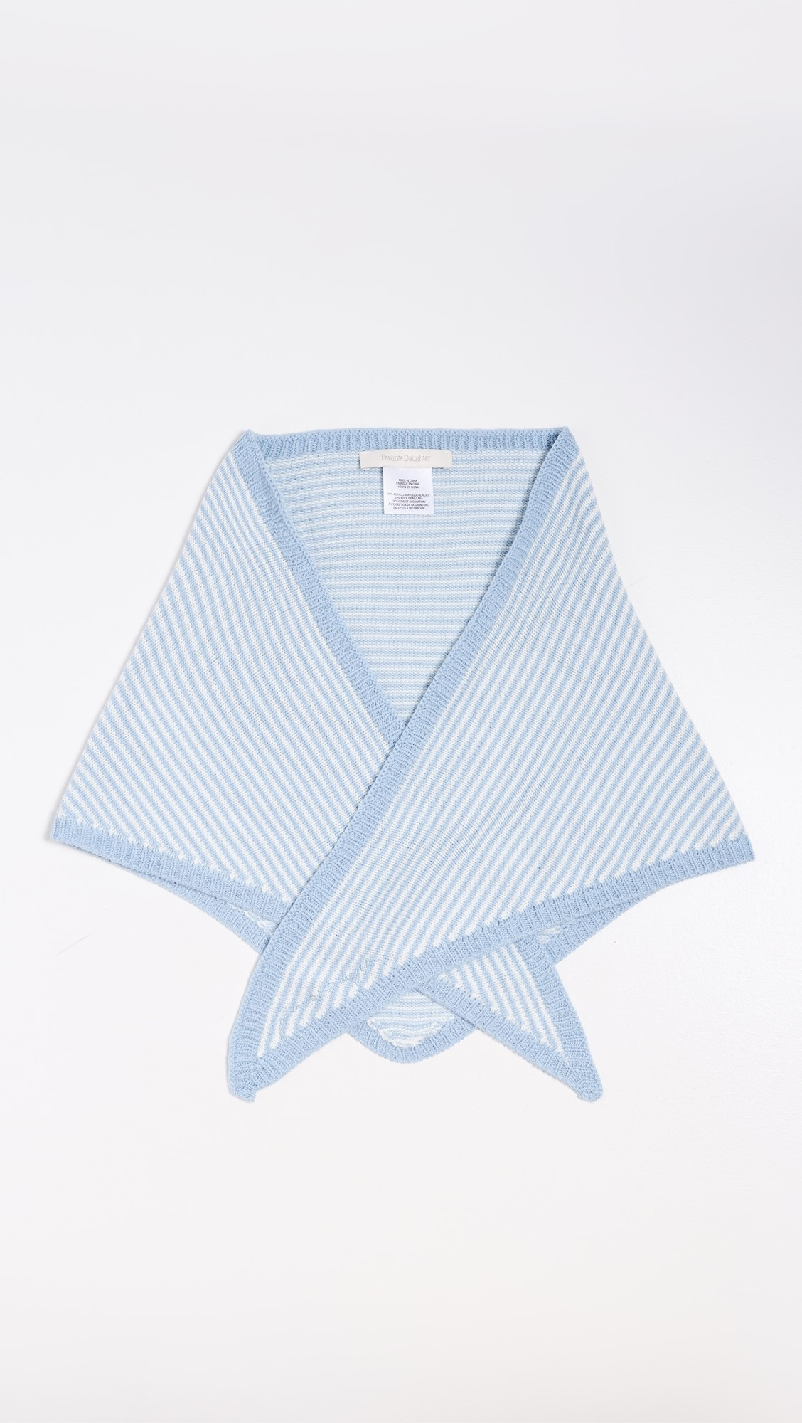 The Stripe Knitted Triangle Scarf | Shopbop