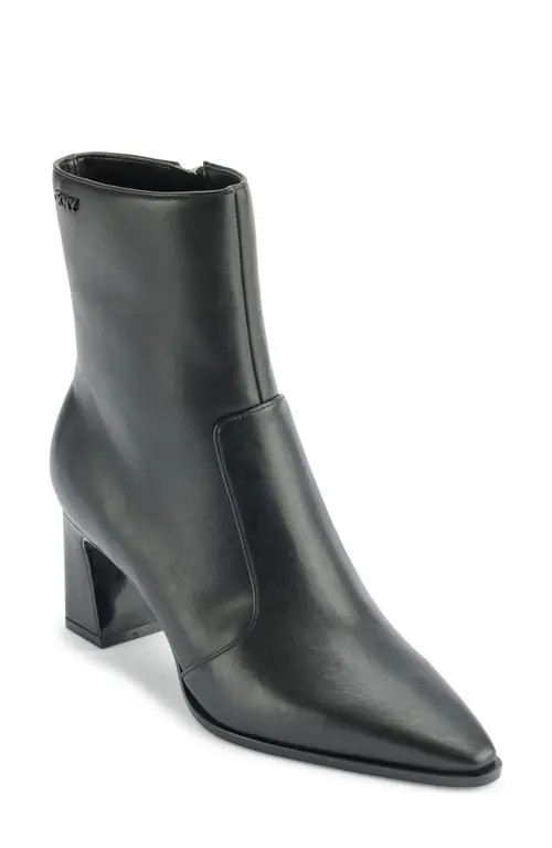 DKNY Sunny Pointed Toe Bootie in Black at Nordstrom, Size 8.5 | Nordstrom