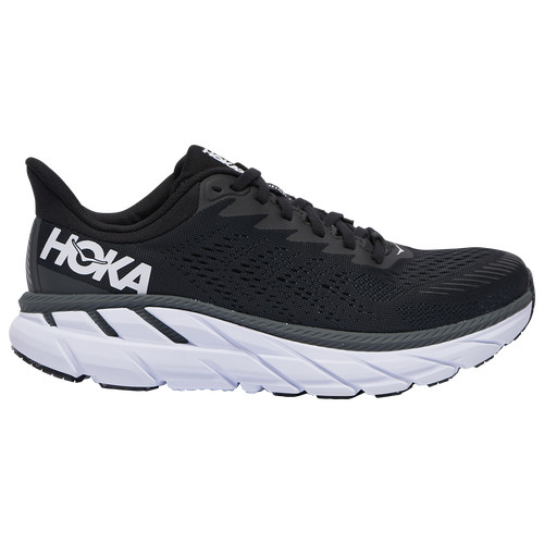 HOKA ONE ONE Clifton 7 - Women's Running Shoes - Black / White, Size 9.0 | Eastbay