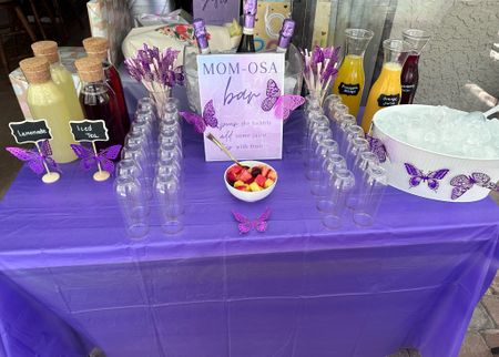 Baby shower mimosa table butterfly straws

#LTKparties #LTKbump #LTKbaby