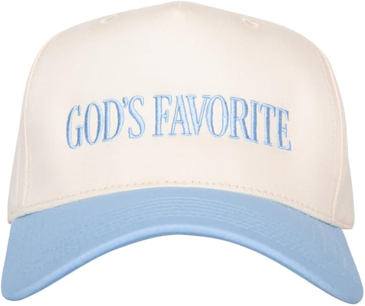 KATYDID God\u2019s Favorite Vintage Hat - Two-Toned Funny Trucker Hat - Embroidered Vintage Baseb... | Amazon (US)