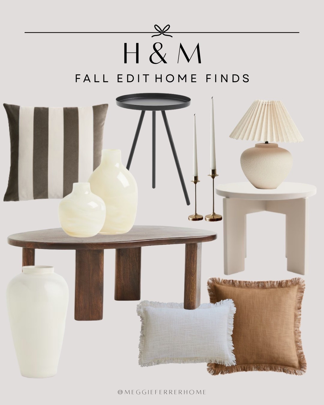 Fall home refresh starts here 🤎🍂
Rounded edges, cozy textures, and warm neutrals—H&M’s fall home drop is so good. From sculptural vases to striped pillows and statement lamps, these affordable finds instantly elevate any space. Linking everything on my LTK! #FallDecor #HMHome #NeutralAesthetic #LTKhome
