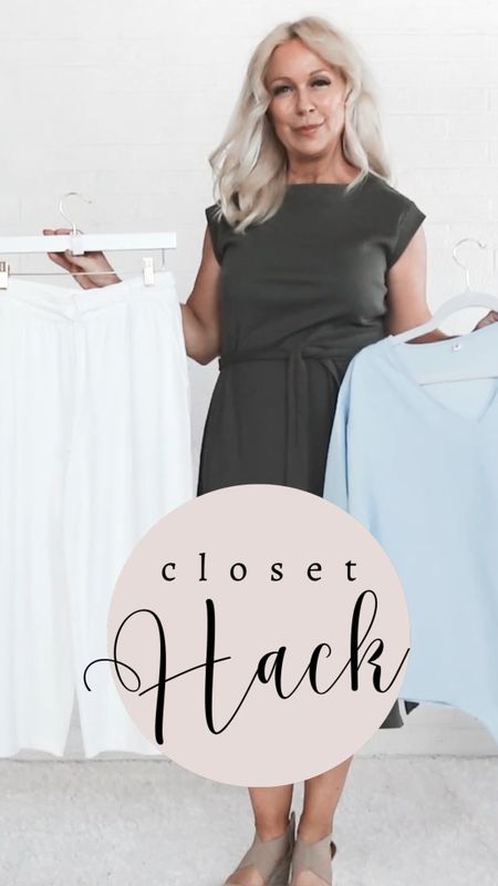 I use this closet hack to save me so much time in the morning.

#LTKstyletip #LTKover40 #LTKSeasonal