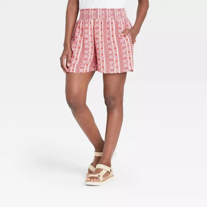 Women's Smocked Waist Pull-On Shorts - Knox Rose™ | Target