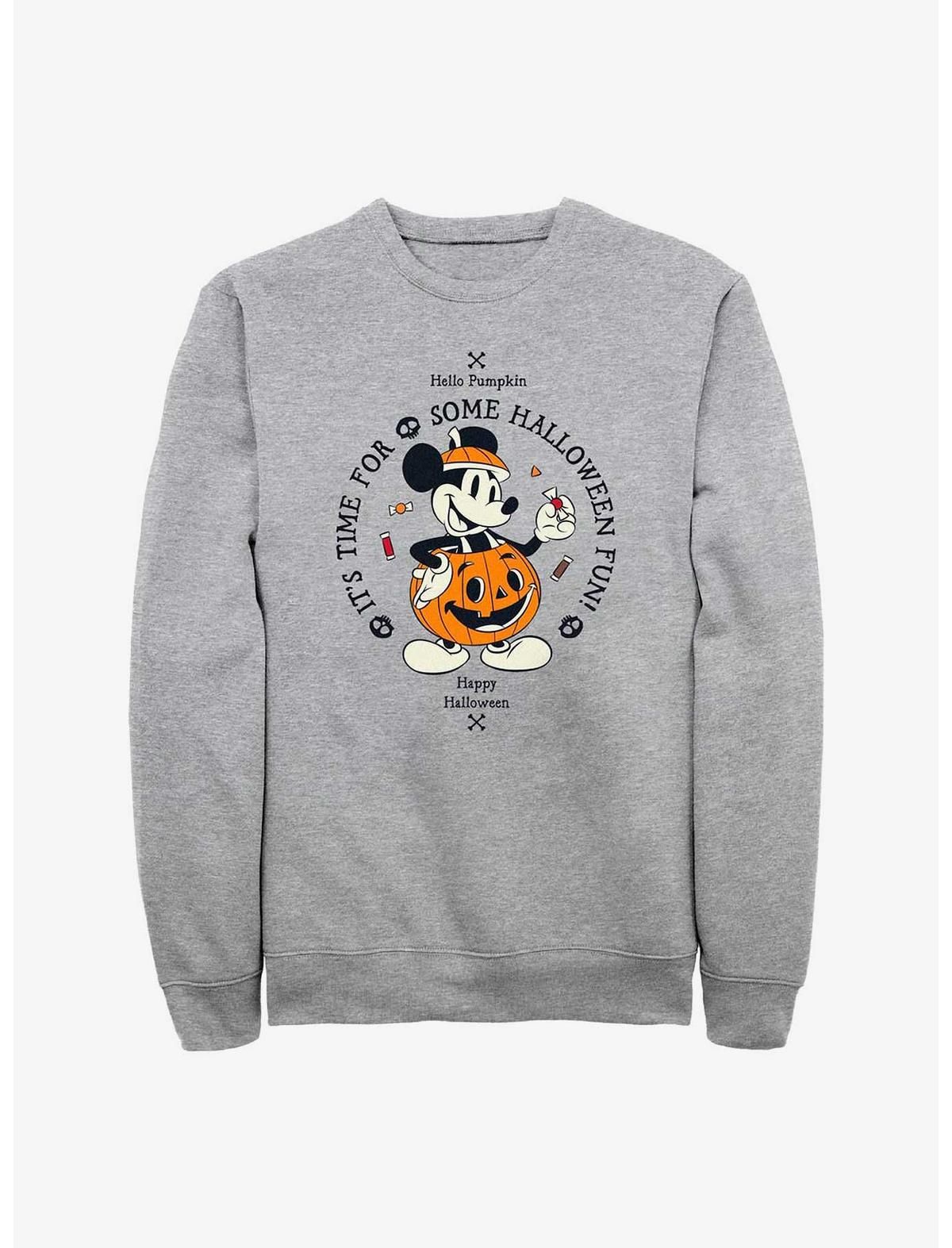 Disney Mickey Mouse Pumpkin Mickey Sweatshirt | Hot Topic | Hot Topic