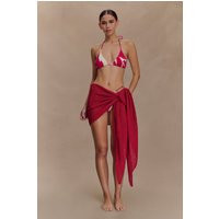 Sammy Boucle Knit Cover Up / Dragonfruit | MESHKI | ONE SIZE | MESHKI US