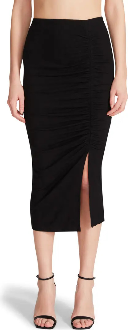 The Ruched Away High Waist Midi Skirt | Nordstrom