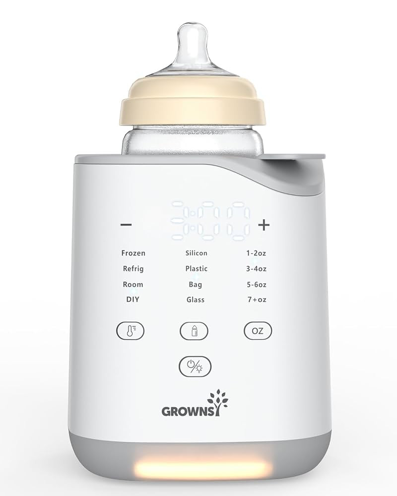 GROWNSY Bottle Warmer, 2025 Fast Baby Bottle Warmer for Breastmilk & Formula, Smart Temperature C... | Amazon (US)
