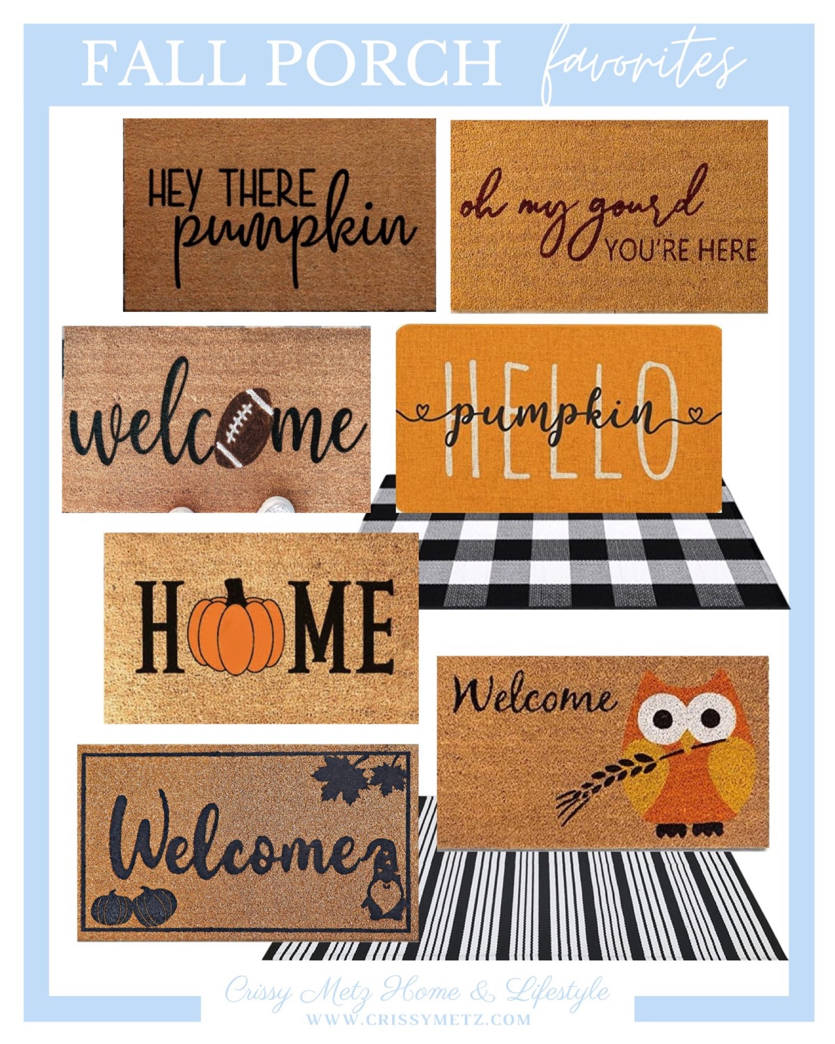 porch decor, welcome rug, welcome mat, front porch, cori rug, Halloween decor, fall decor, Halloween front porch, fall front porch, coir mat, outdoor decor, Buffalo plaid, black and white decor, striped mat, black and white stripes

#LTKHoliday #LTKhome #LTKSeasonal