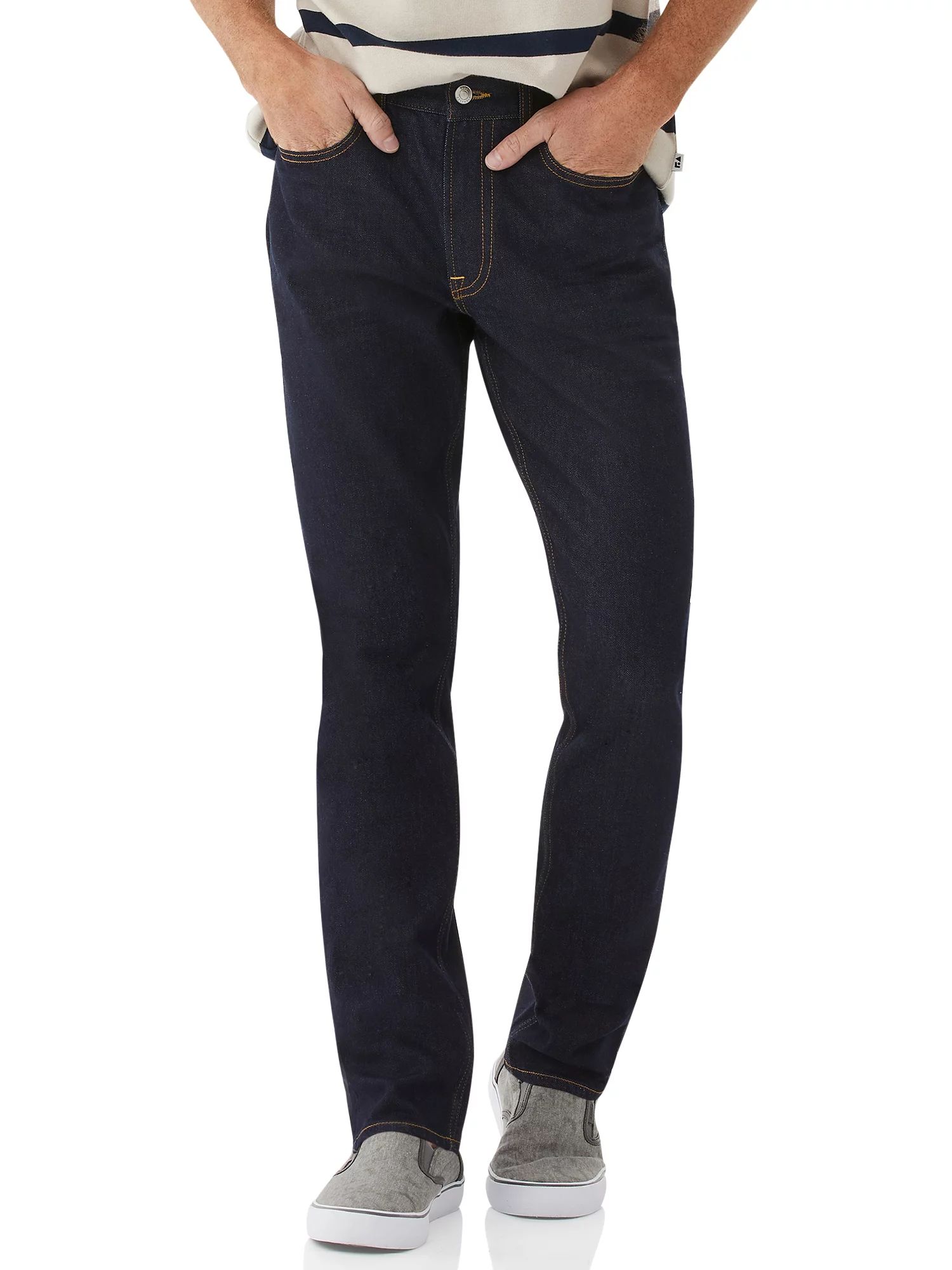 Free Assembly Men's Athletic Slim Denim Jeans - Walmart.com | Walmart (US)