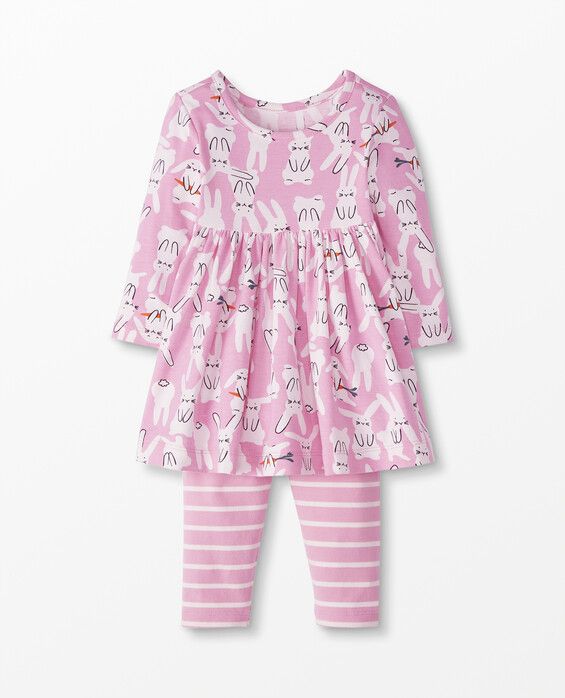 Baby Easter Dress & Legging Set In Organic Cotton | Hanna Andersson