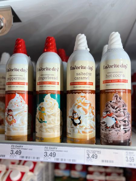 Holiday flavored whipped creams at Target

#LTKhome #LTKsalealert #LTKHoliday