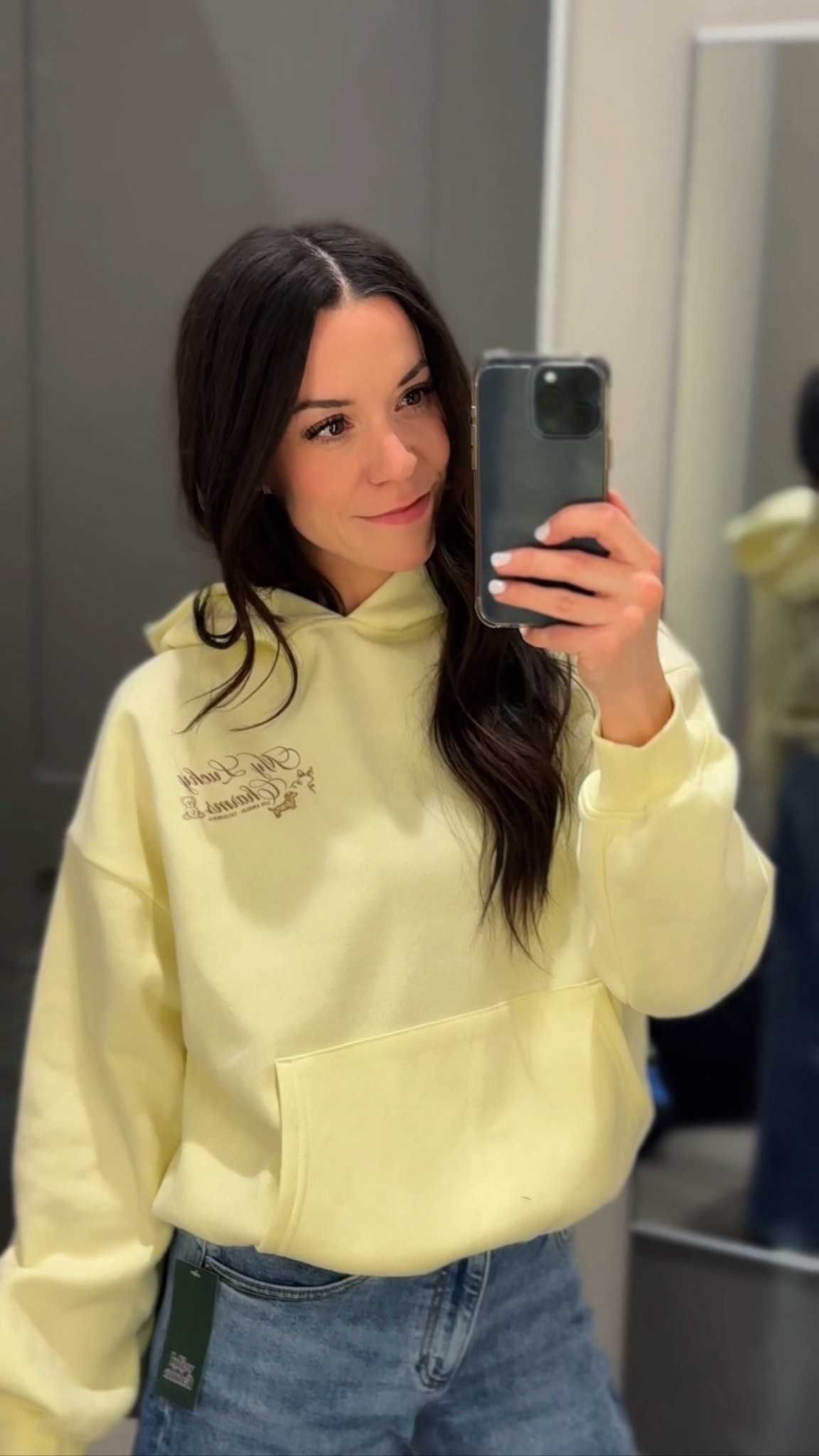 This butter yellow is so trendy right now and I love how this hoodie fits. Not sure if other people care but the hood needs to be big and lay nice for me to like a hoodie! Try it on you’ll see what I mean. Love the design on the back and it’s cute with denim or leggings.  

#LTKdayinmylife #LTKSeasonal #LTKSpringSale