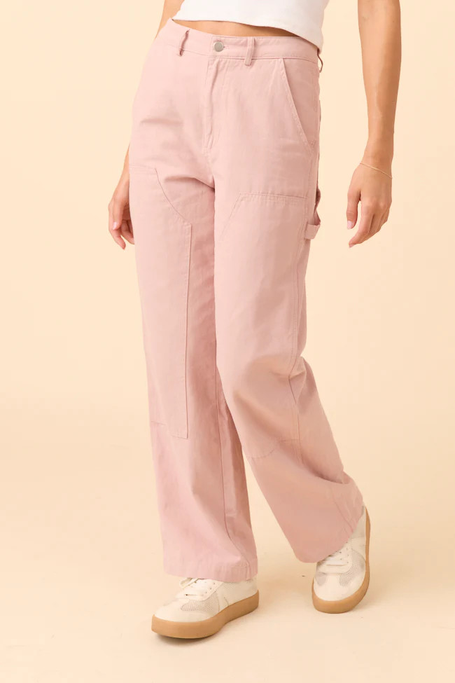 Kiara Pink Cargo Pants FINAL SALE | Pink Lily