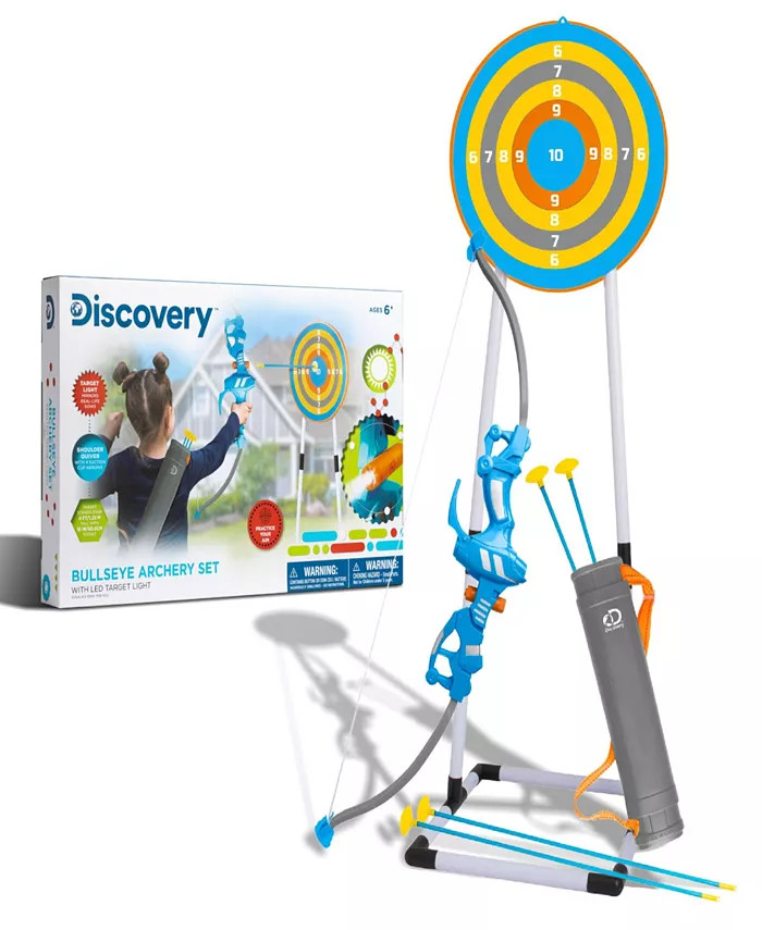 Discovery Kids Bullseye Outdoor Archery Set & Reviews - All Toys - Macy's | Macys (US)