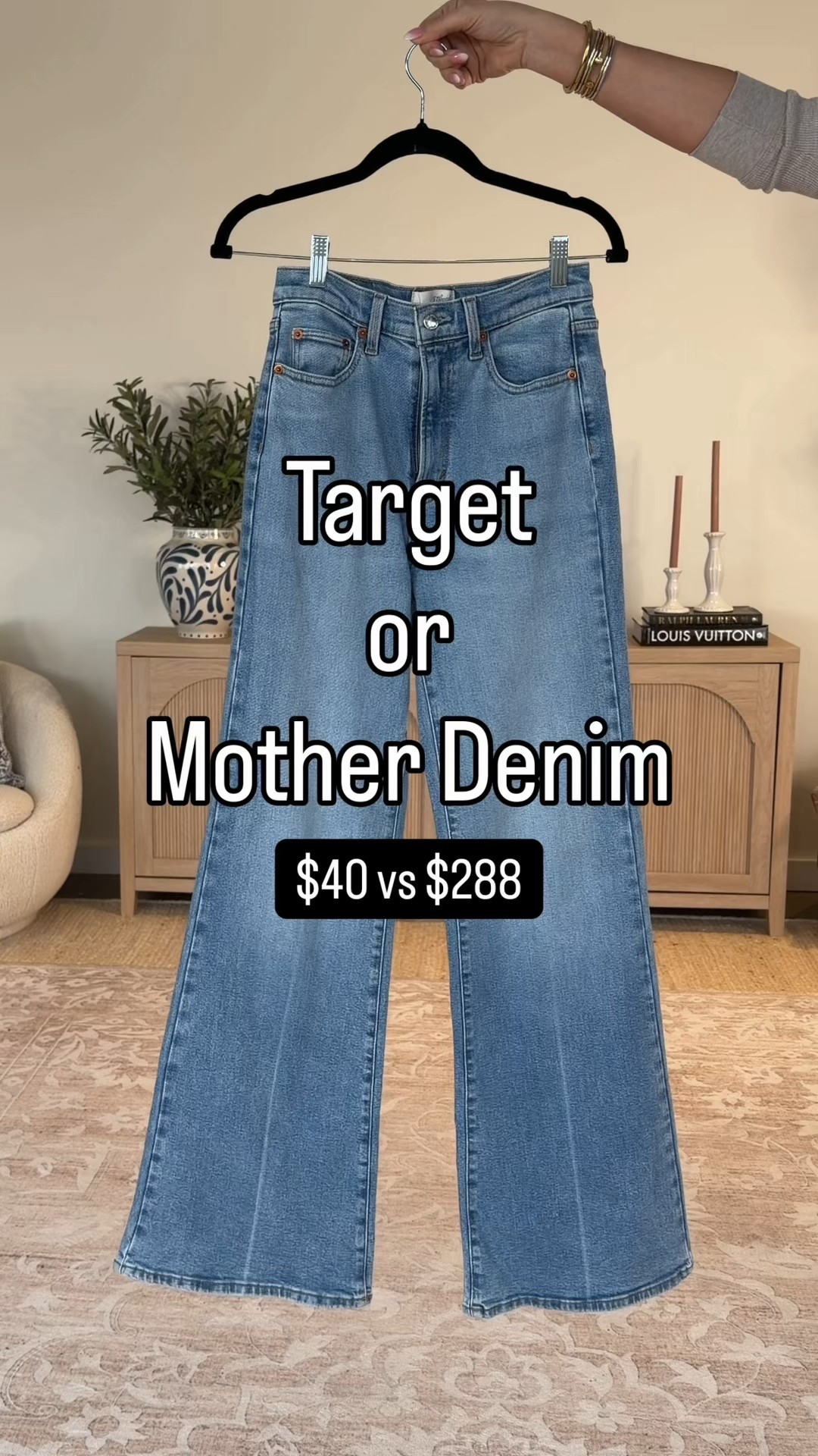 Such a cute Valentine’s Day look with these flare denim that look like a designer pair and they are $40 
Wearing a size 4 (sized up) 
Vest - small 
Tee- small 

#LTKOver40 #LTKU #LTKSaleAlert 
#LTKFindsUnder50 #LTKTall