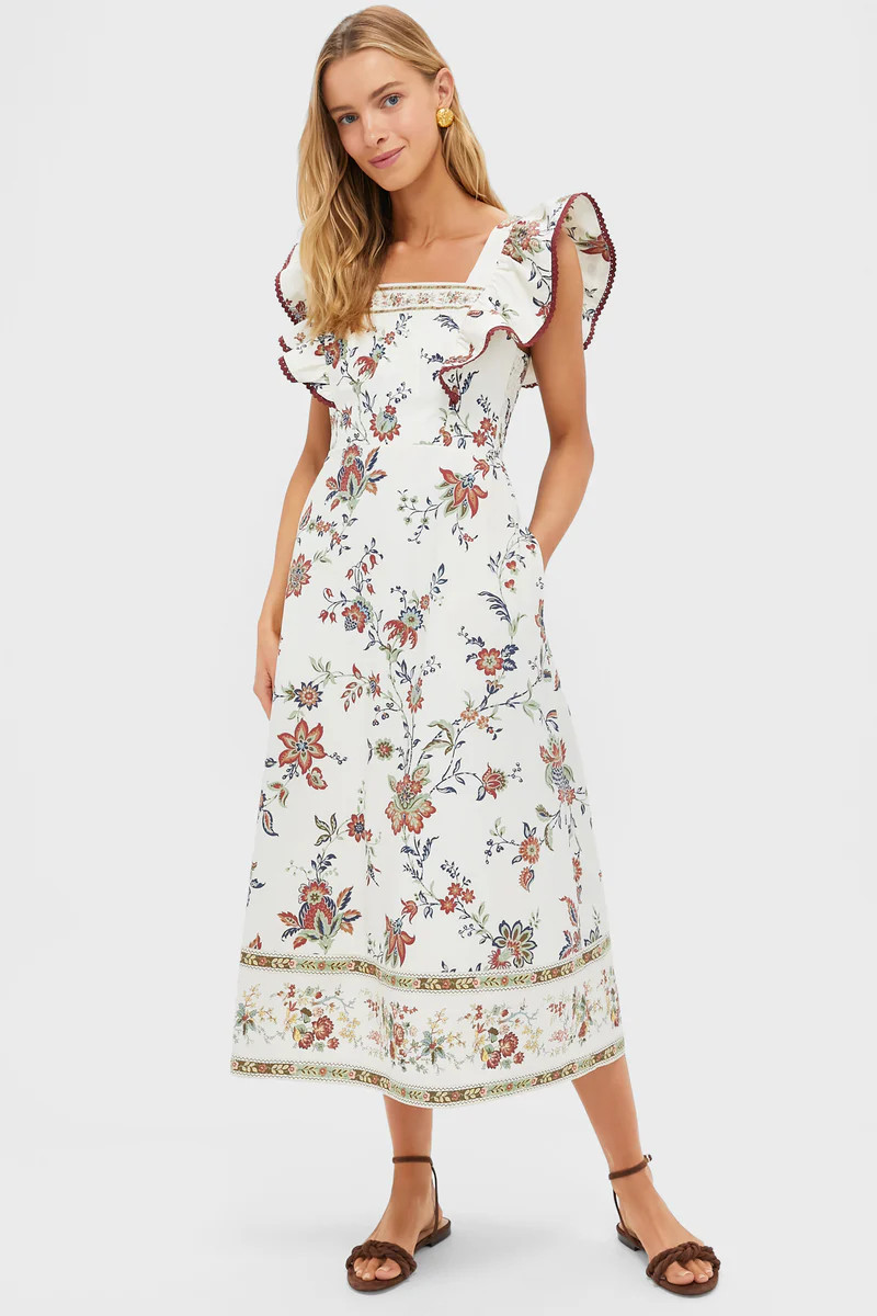 Terracotta Chintz Cotton Nora Dress | Tuckernuck (US)