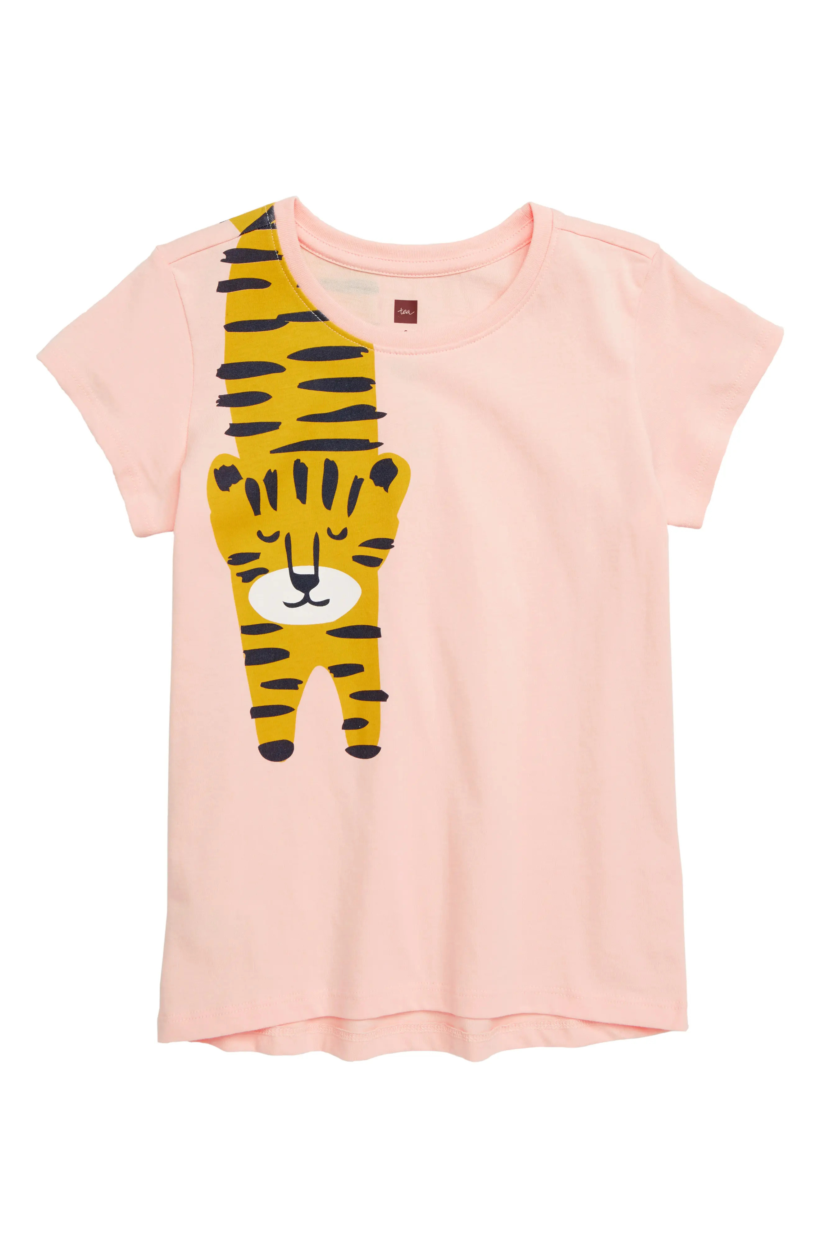 Tea Collection Tiger Turn Tee (Toddler Girls, Little Girls & Big Girls) | Nordstrom