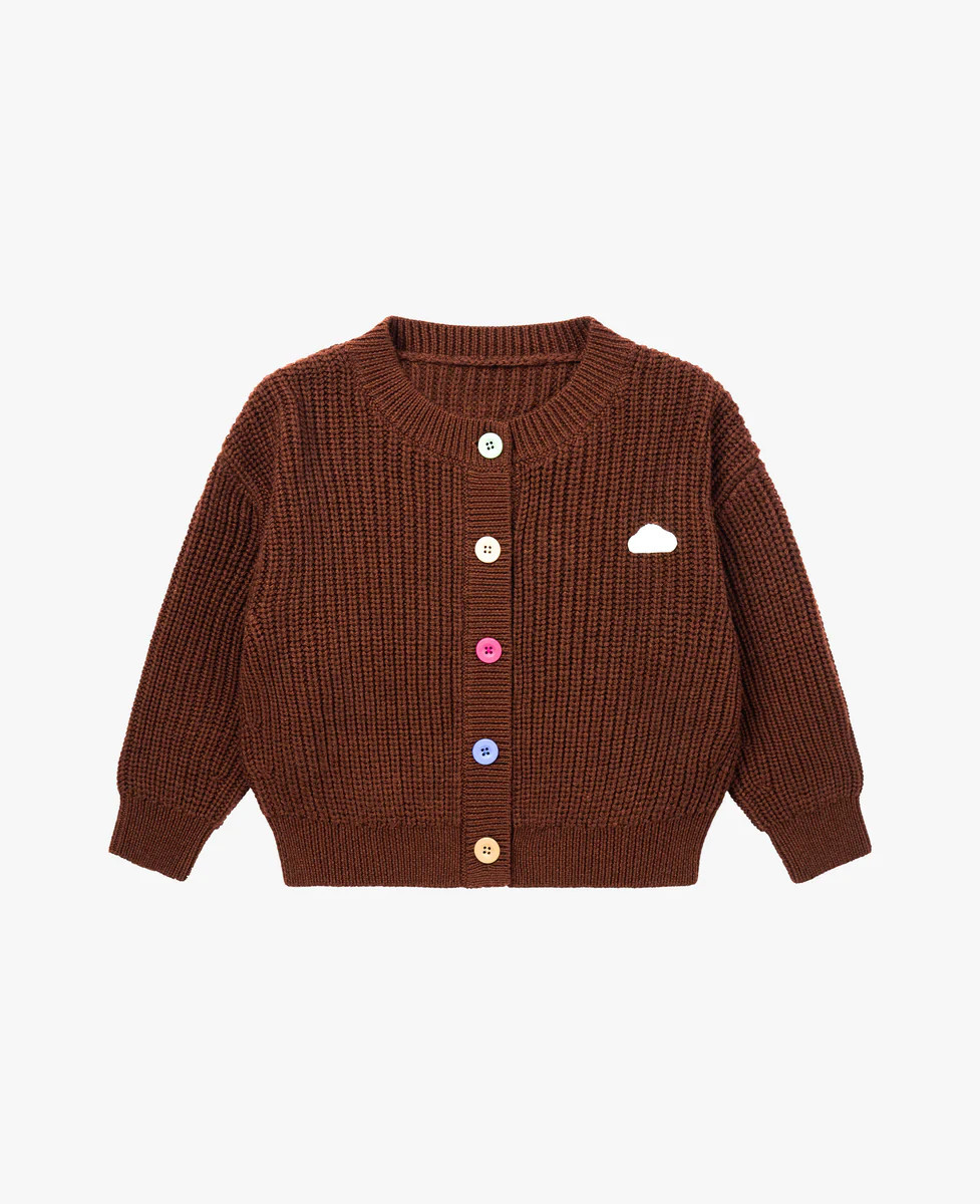 Knit Cardigan - Cocoa | Petite Revery