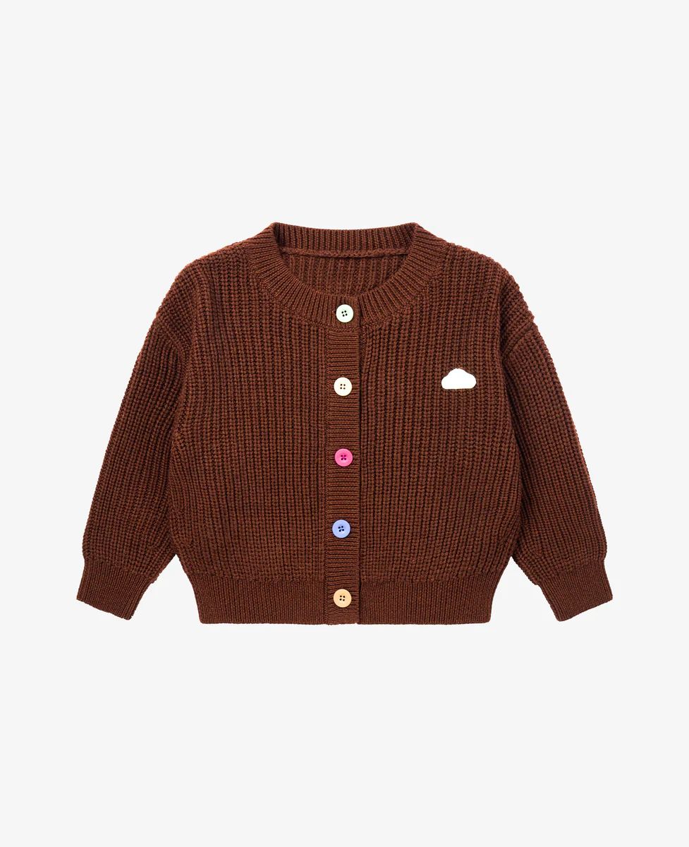 Knit Cardigan - Cocoa | Petite Revery