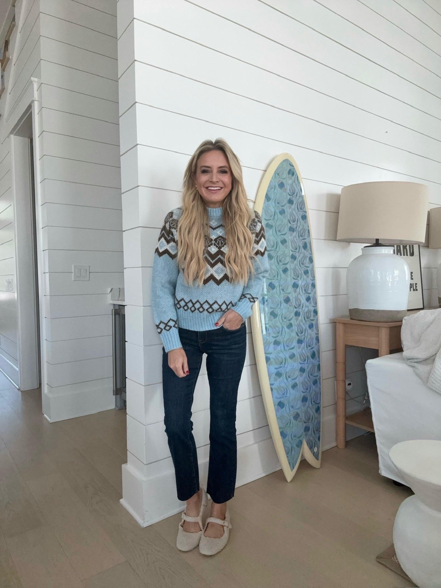 Cutest sweater and jeans combo for winter.

#LTKSeasonal #LTKHoliday #LTKFindsUnder100