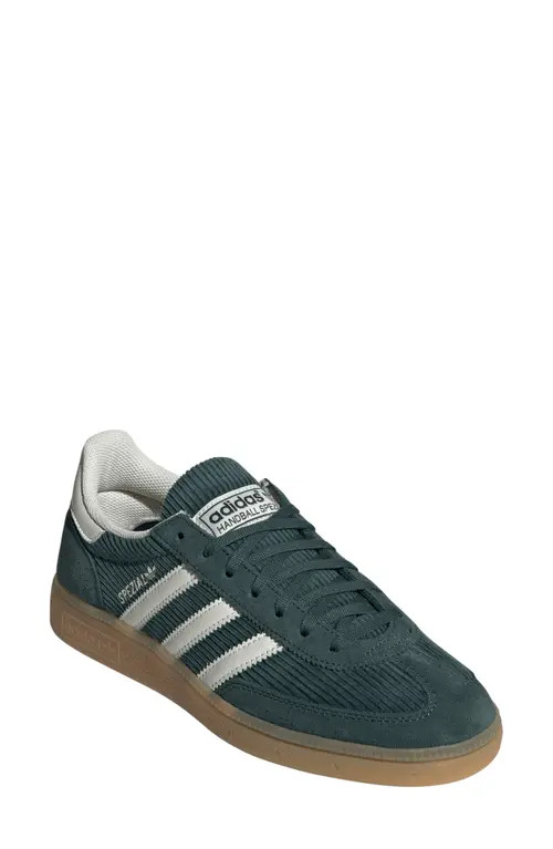 adidas Handball Spezial Sneaker in Mineral Green/Off White/Gum at Nordstrom, Size 10 | Nordstrom