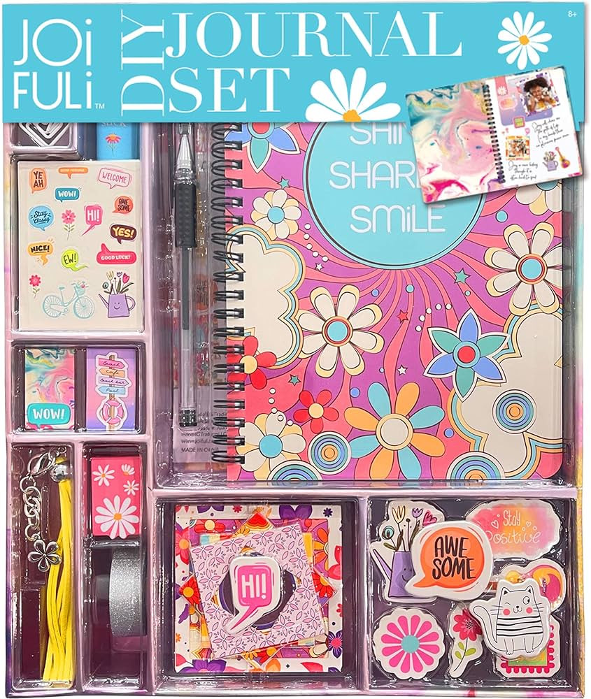 JOiFULi DIY Journal Set for Girls Gifts Ages 8 9 10 11 12 13 Years Old and Up | Amazon (US)