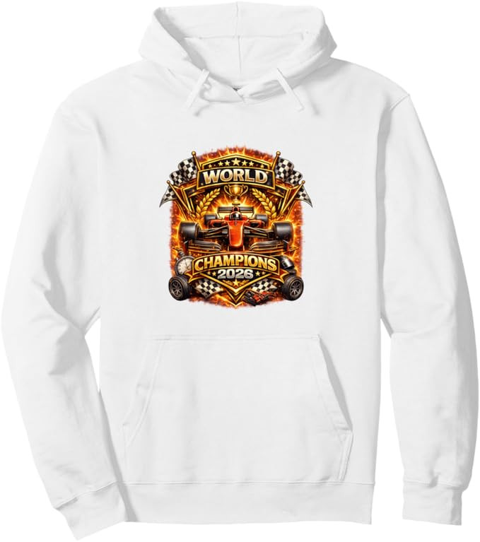 Race Car Racing Champions 2026 Vintage Style Graphic Design Pullover Hoodie | Amazon (US)