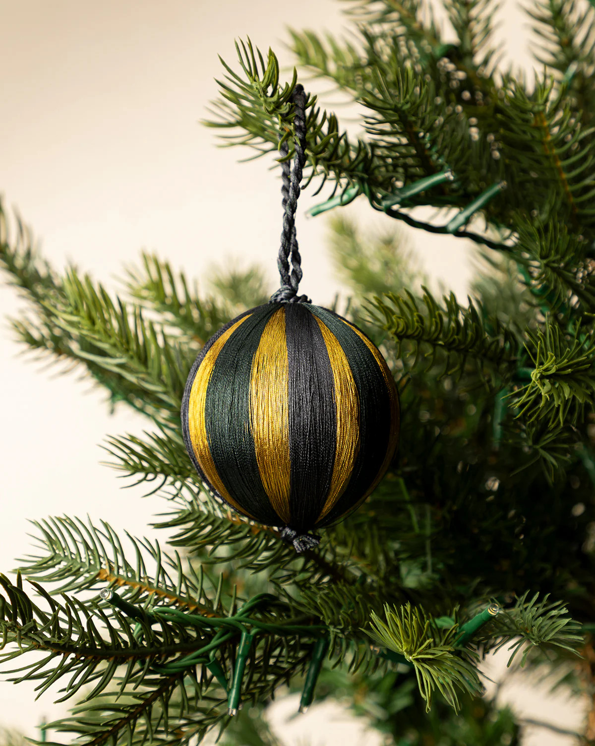 3" Satin Threaded Bauble | McGee & Co. (US)