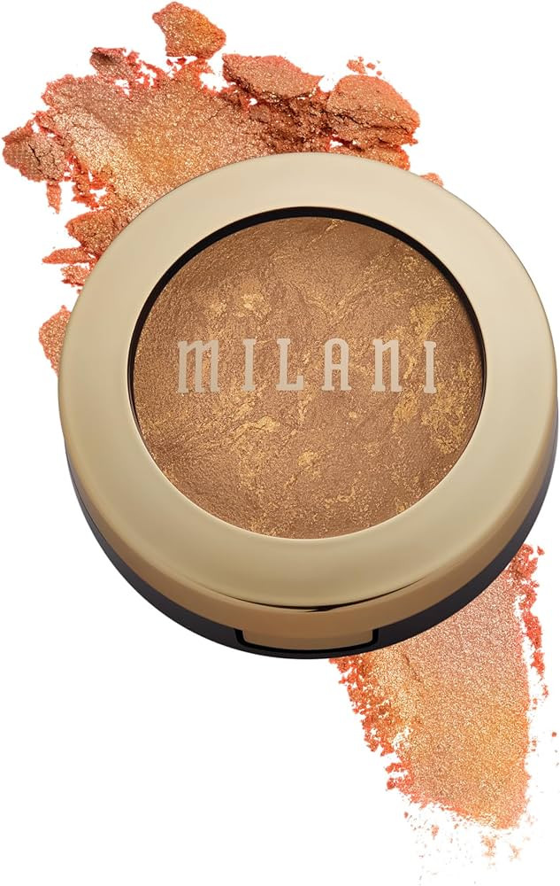 Milani Bronzer Powder - Baked Bronzer Made in Italy, Bronzing Shimmer Highlighter Makeup for Cont... | Amazon (US)