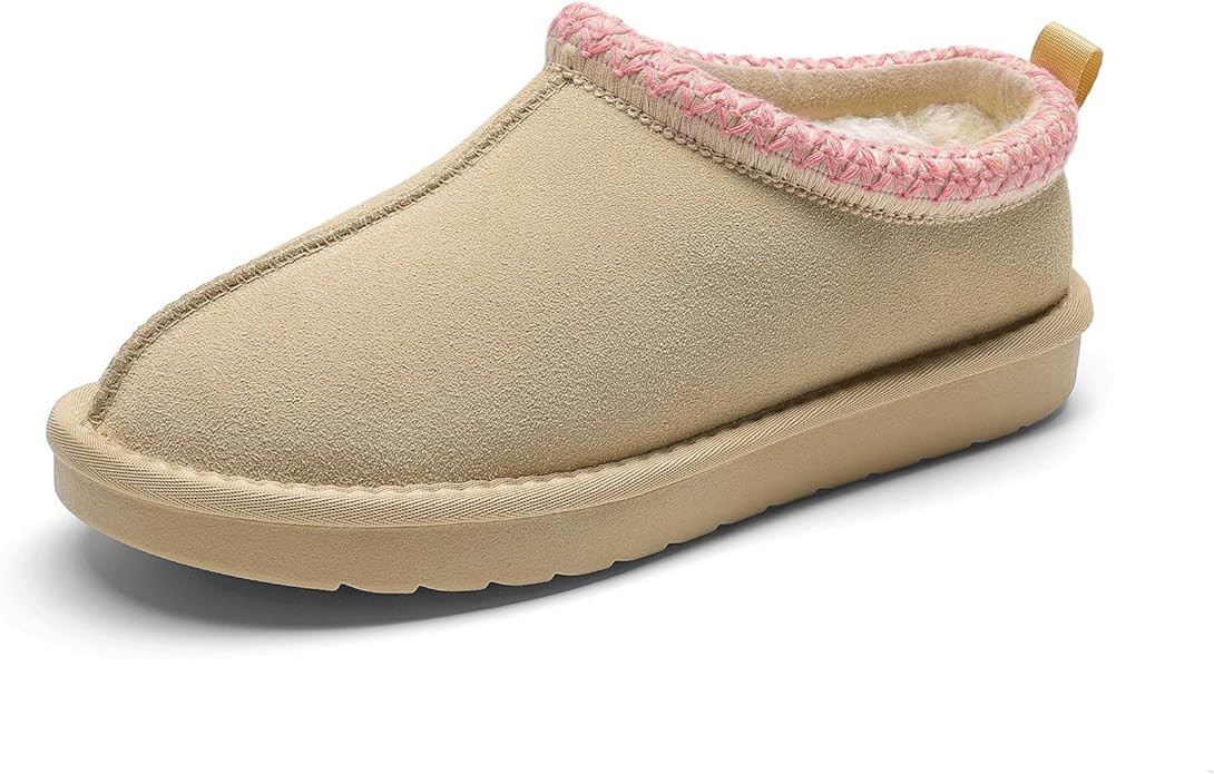 DREAM PAIRS Women's Fuzzy Cozy Slippers Genuine Suede Indoor Outdoor Fluffy Home Comfy Winter Sli... | Amazon (US)