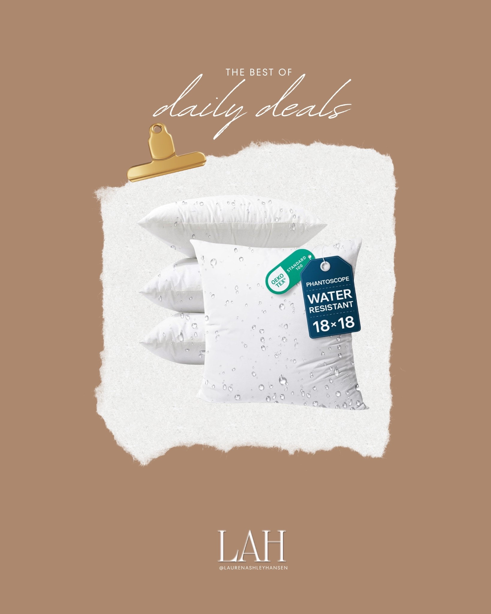 If you’re wanting to add outdoor pillows to your patio or porch this season, grab these inserts! They come as a pack of 4, hypoallergenic, and water resistant! Tons of sizes available! 

#LTKHome