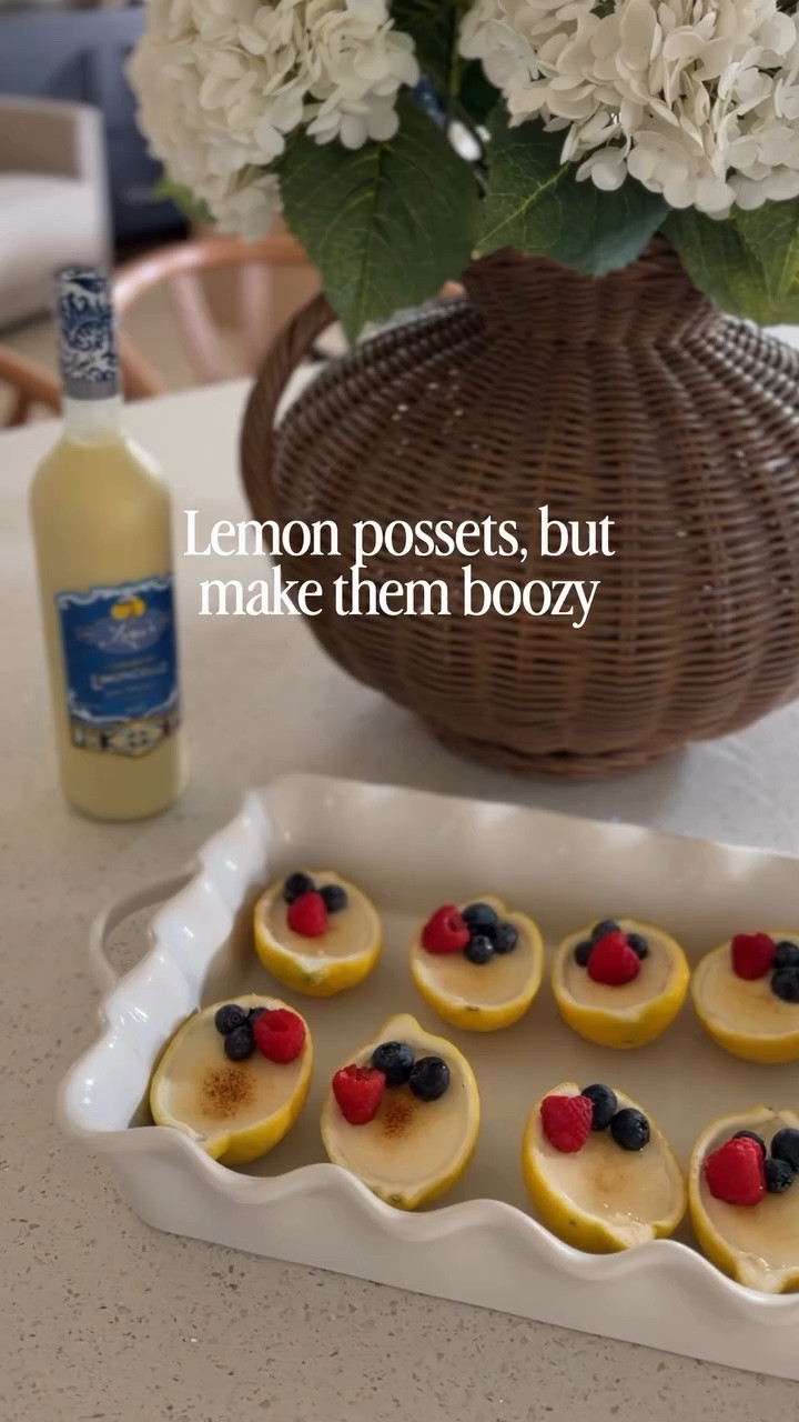 It’s giving Italian summer 🍋 

These boozy lemon possets are creamy, citrusy, and surprisingly simple to make. They feel fancy enough for guests but take very little effort, which is exactly my kind of summer entertaining.

#summerentertaining #lemondessert #boozydessert #easyentertaining #italiansummer

#LTKfoodie #LTKHome