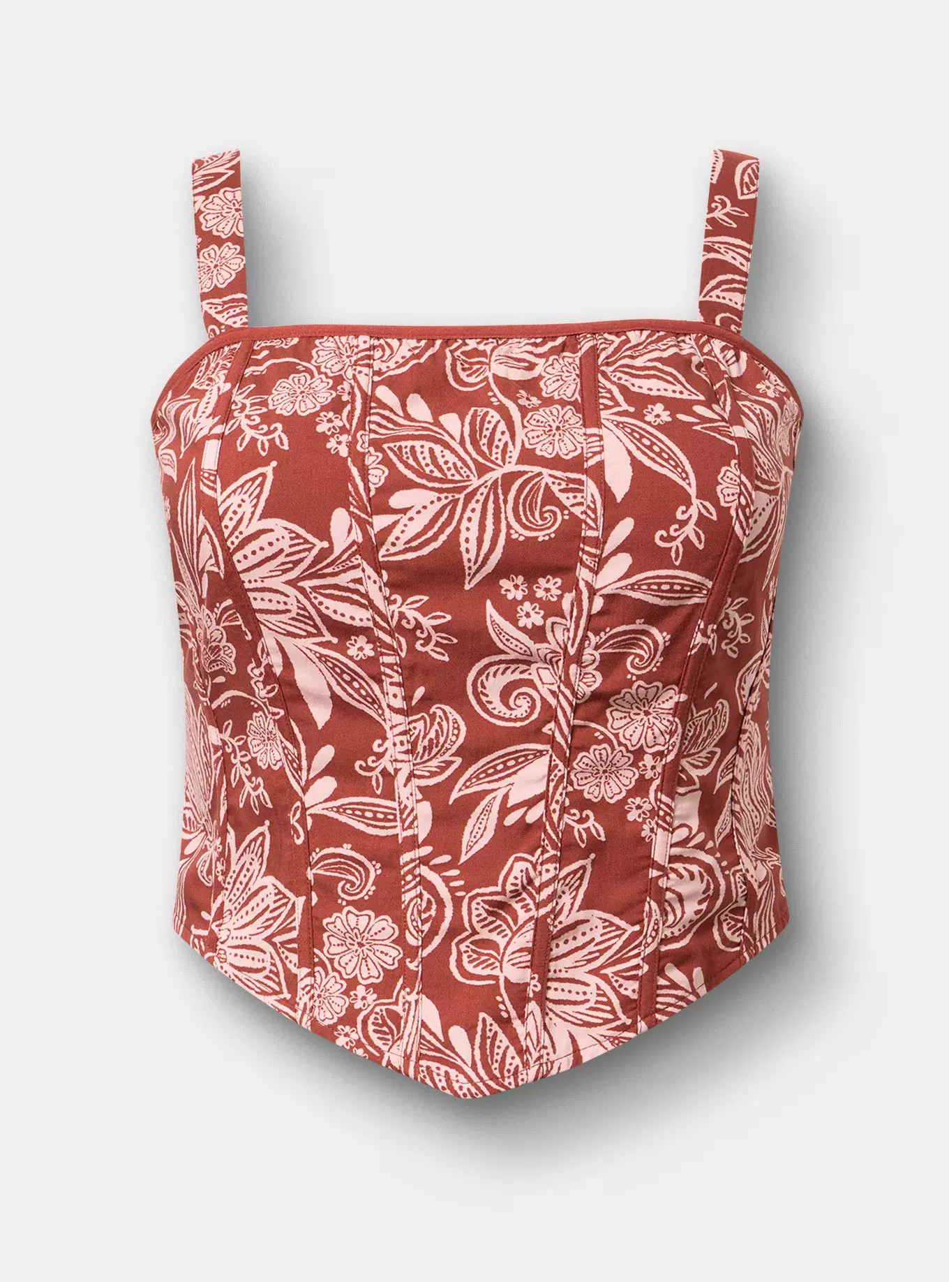 Challis Corset Crop Top | Torrid (US & Canada)