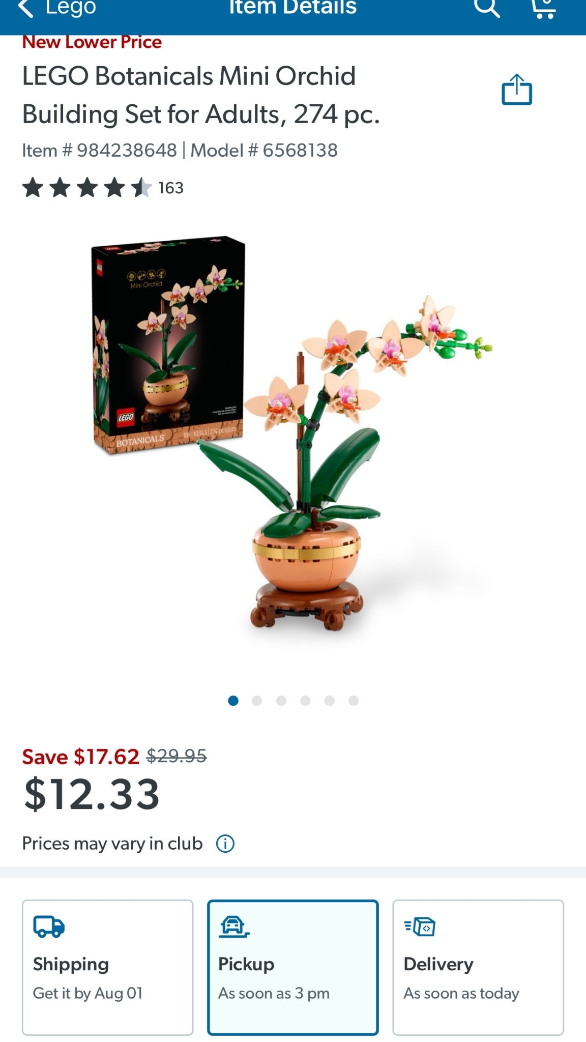 Check you surrounding sams club for this clearance price. Use the app to check 

#LTKSaleAlert