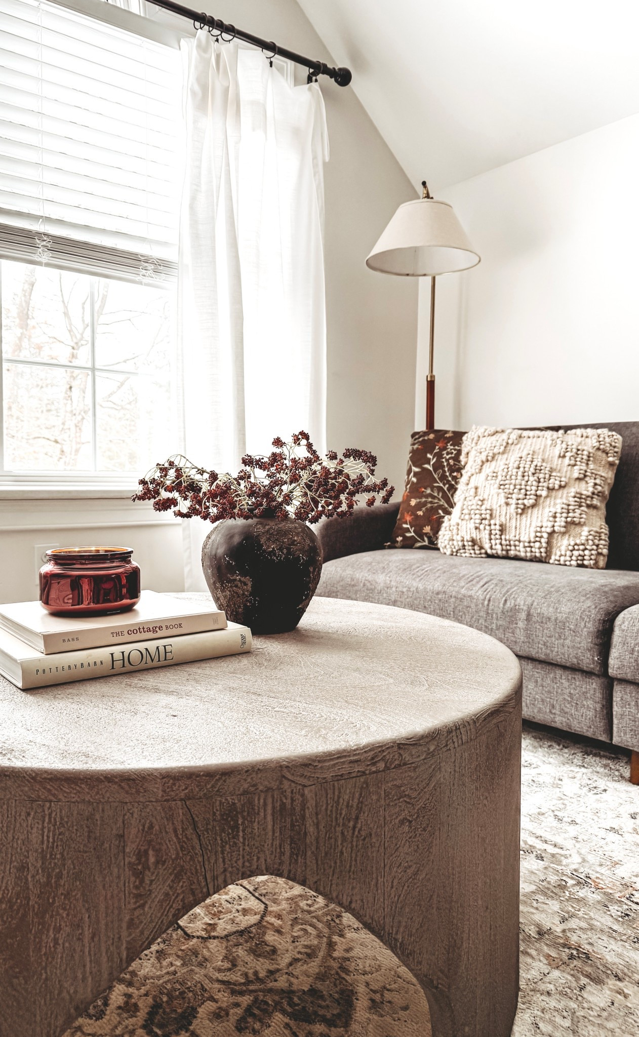sitting area, master bedroom, sleeper sofa, small living space, neutral home

#LTKHome